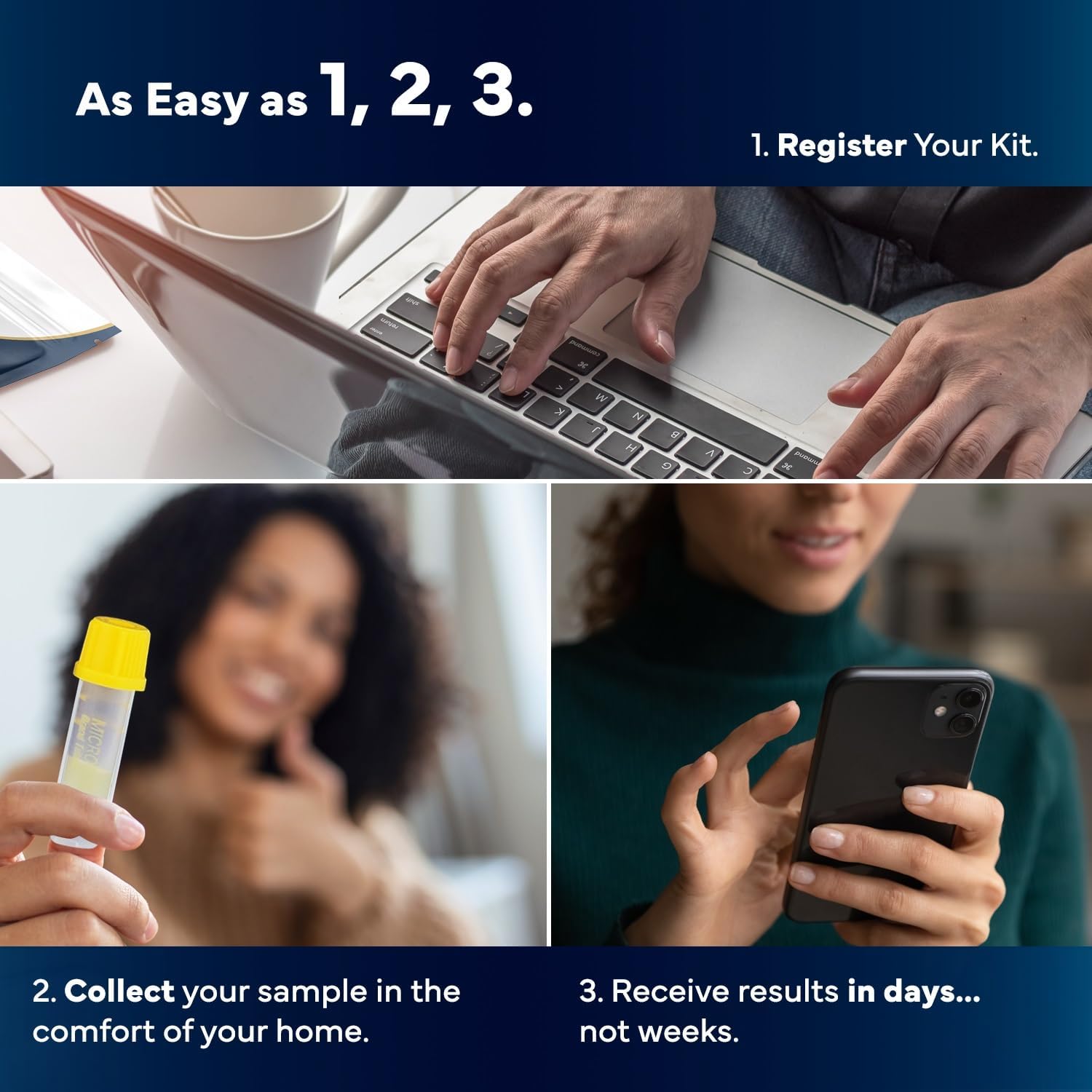 STD Hero Oral HPV Test Kit for Women and Men - at-Home Oral Rinse Collection for Health Screening - Simple, Private, and Easy-to-Use Home Test - Image 5