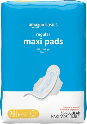 Amazon Basics Thick Maxi Pads with ...