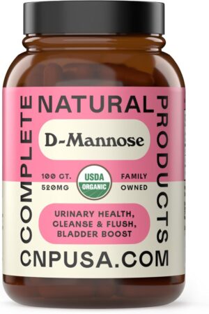 D Mannose 520mg Capsules – Or...