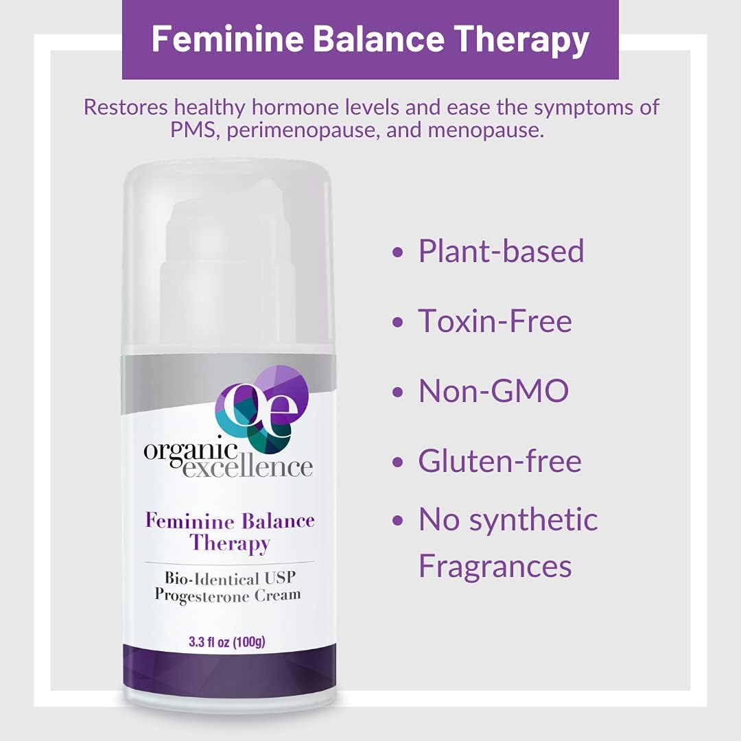 Organic Excellence Feminine Balance Wild Yam & Botanical Cream – Natural Women’s Cream for Everyday Balance – 3.3 fl oz - Image 4