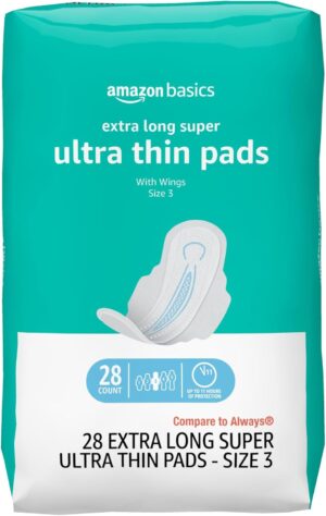 Amazon Basics Ultra Thin Pads with ...