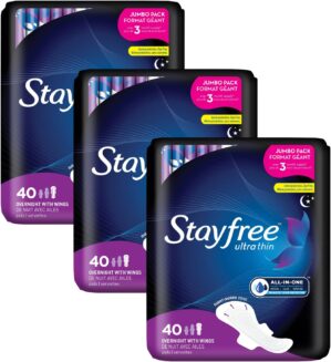 Stayfree Ultra Thin Overnight Pads ...