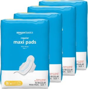 Amazon Basics Thick Maxi Pads with ...