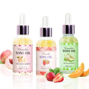 Yoni Oil for Women Set Of 3, 100% N...