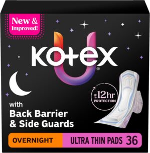 Kotex Ultra Thin Overnight Pads wit...