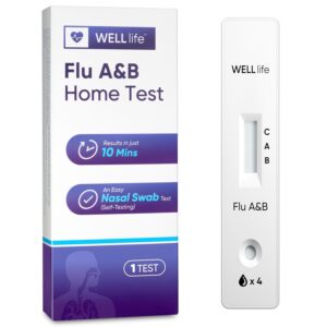 WELLlife Flu A&B Home Test, Fl...