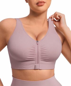FeelinGirl Zip Front Closure Bras f...