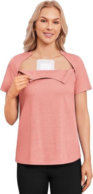 Deyeek Chemo Shirts for Port Access...