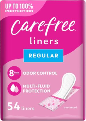 Carefree Panty Liners, Regular Line...