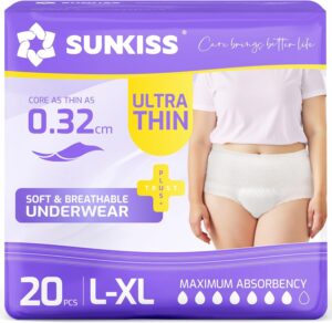 SUNKISS Ultra Thin Incontinence Und...