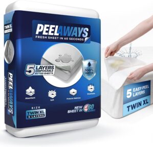 Peelaways Incontinence Bed Sheets &...