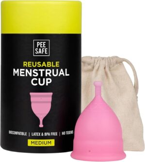 Pee Safe Reusable Menstrual Cup for...