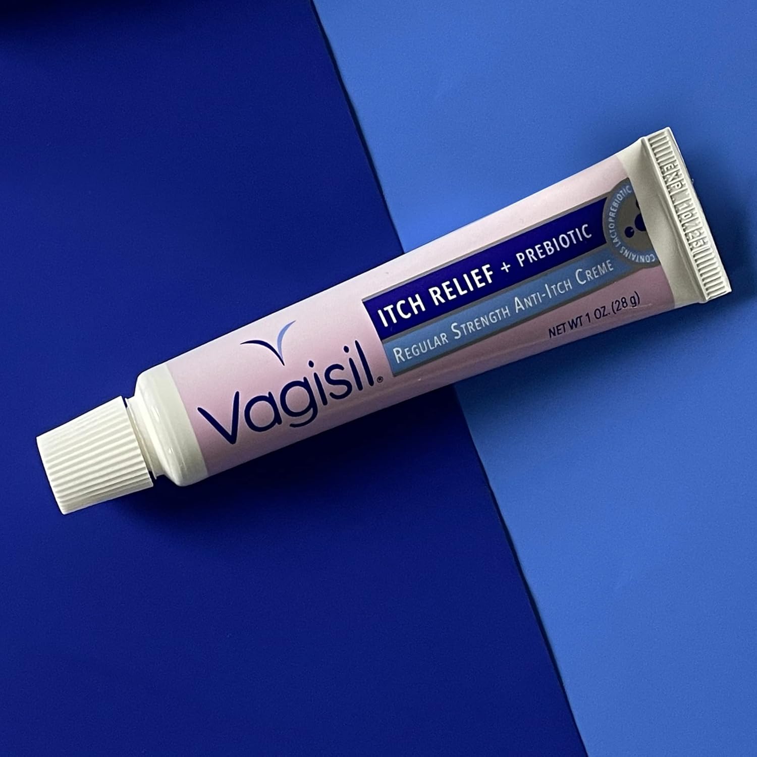 Vagisil Regular Strength Anti-Itch Feminine Cream for Women, Gynecologist Tested, Hypoallergenic, Fast-acting and Long-lasting Itch Relief, Vaginal Moisturizer Soothes and Cools, 1 oz (Pack of 1) - Image 4