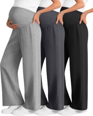 3 Pack Women’s Maternity Loun...