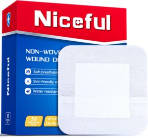 50Pcs Adhesive Gauze Island Dressin...