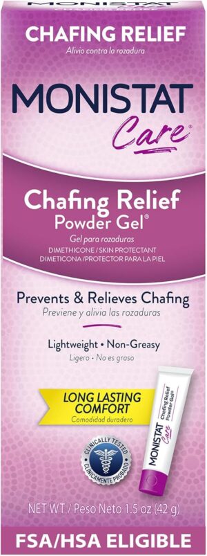 Monistat Chafing Relief Powder Gel,...