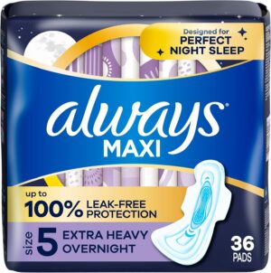 Always Maxi Overnight Pads with Win...