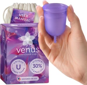 Venus Menstrual Cup (Period Cup for...