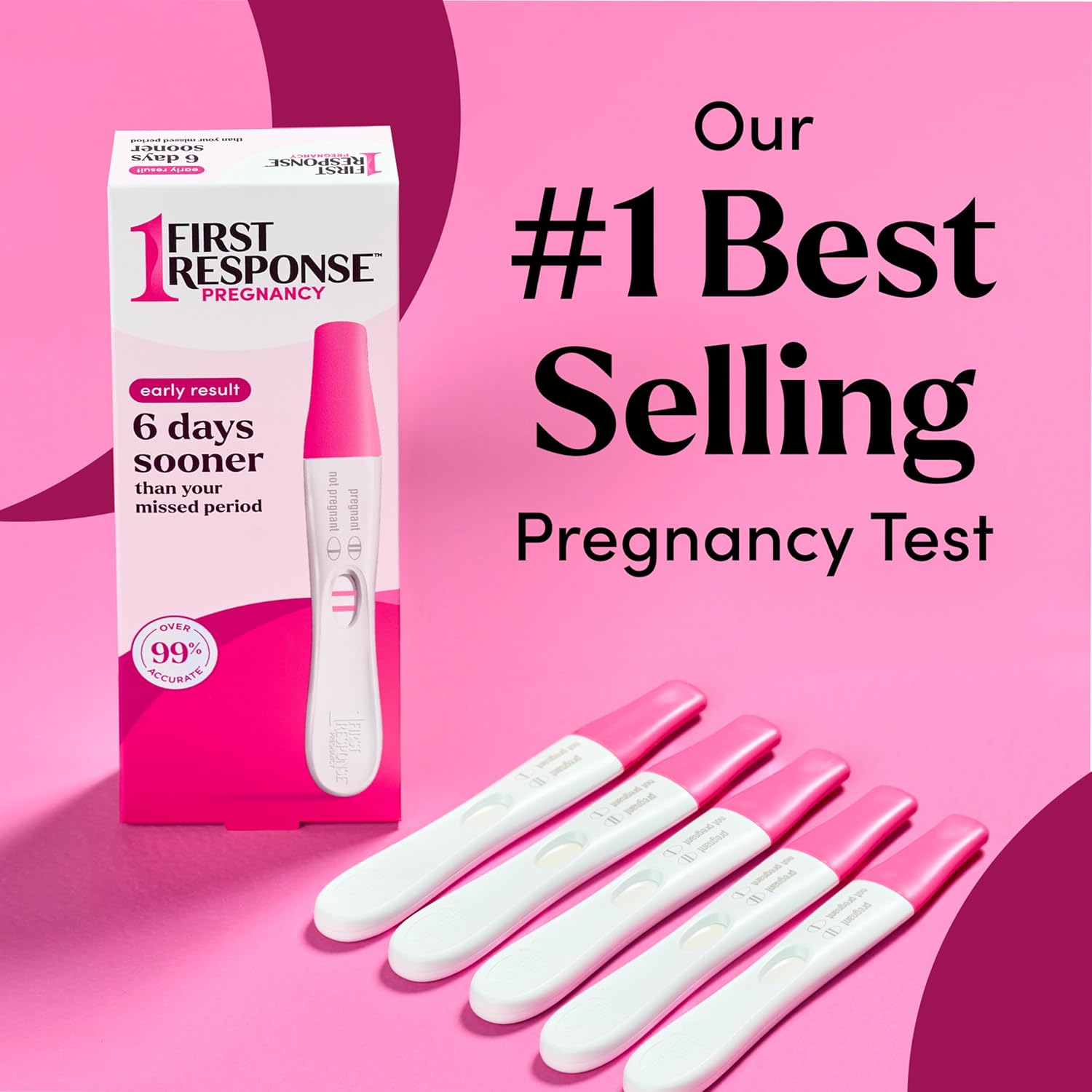 First Response Early Result Pregnancy Test, 5 Count Pack of 1,White - Image 7