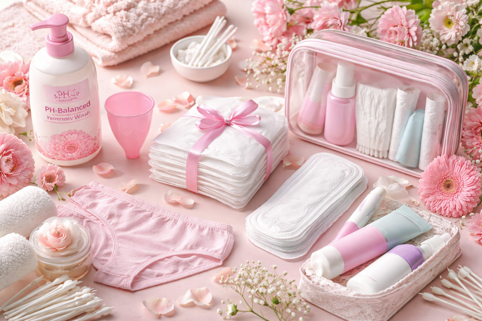 Feminine care wellness products and medical supplies