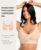 FeelinGirl Post Surgery Compression Bra for Women’s Front Closure Bra with Adjustable Straps Wirefree