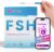 Menopause Rapid Test, FSH Hormone Test for Women at Home, Hormone Balance Test Strips with Optimal Sensitivity, Calculator APP (for iOS & Android) Accurately Track. 10 Pieces.