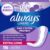 Always Panty Liners for Women Anti-Bunch Xtra Protection Daily Liners, Extra Long, Unscented, 116 Count