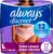 Always Discreet Adult Diapers for Women, Incontinence Underwear, Postpartum Essentials, Disposable Briefs, Max Absorbency, Bladder Leak Protection, Large, 17ct