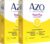 AZO Yeast Plus Dual Relief Homeopathic Medicine | Yeast Infection Symptom Relief: Itching & Burning | Vaginal Symptom Relief: Occasional Odor & Discharge | #1 Most Trusted Brand | 2 Pack (60ctx2)