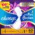 Always Radiant Feminine Pads for Women, Flexfoam Pads with Wings, Size 4, Overnight Absorbency, Lightly Scented, 60 Count (3 Packs of 20)